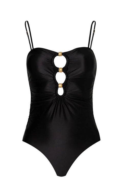 PQ Swim Nightfall Keyhole One Piece
